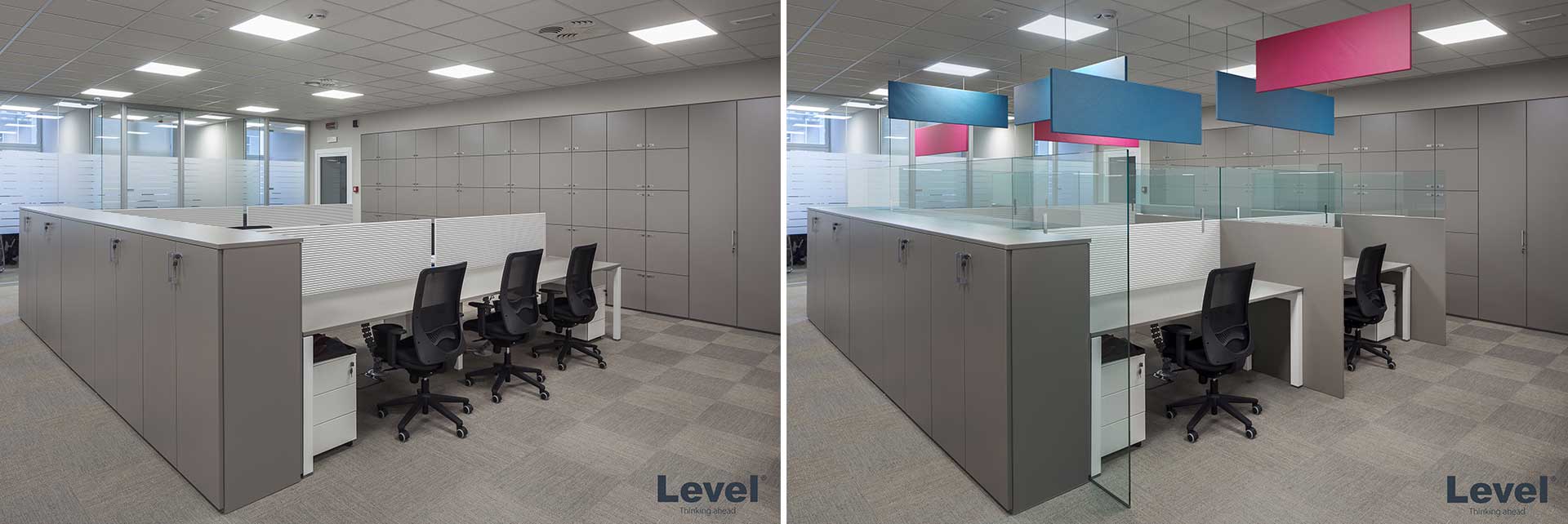 Progetto-integrato-screen-di-separazione-Level-Office-Landscape