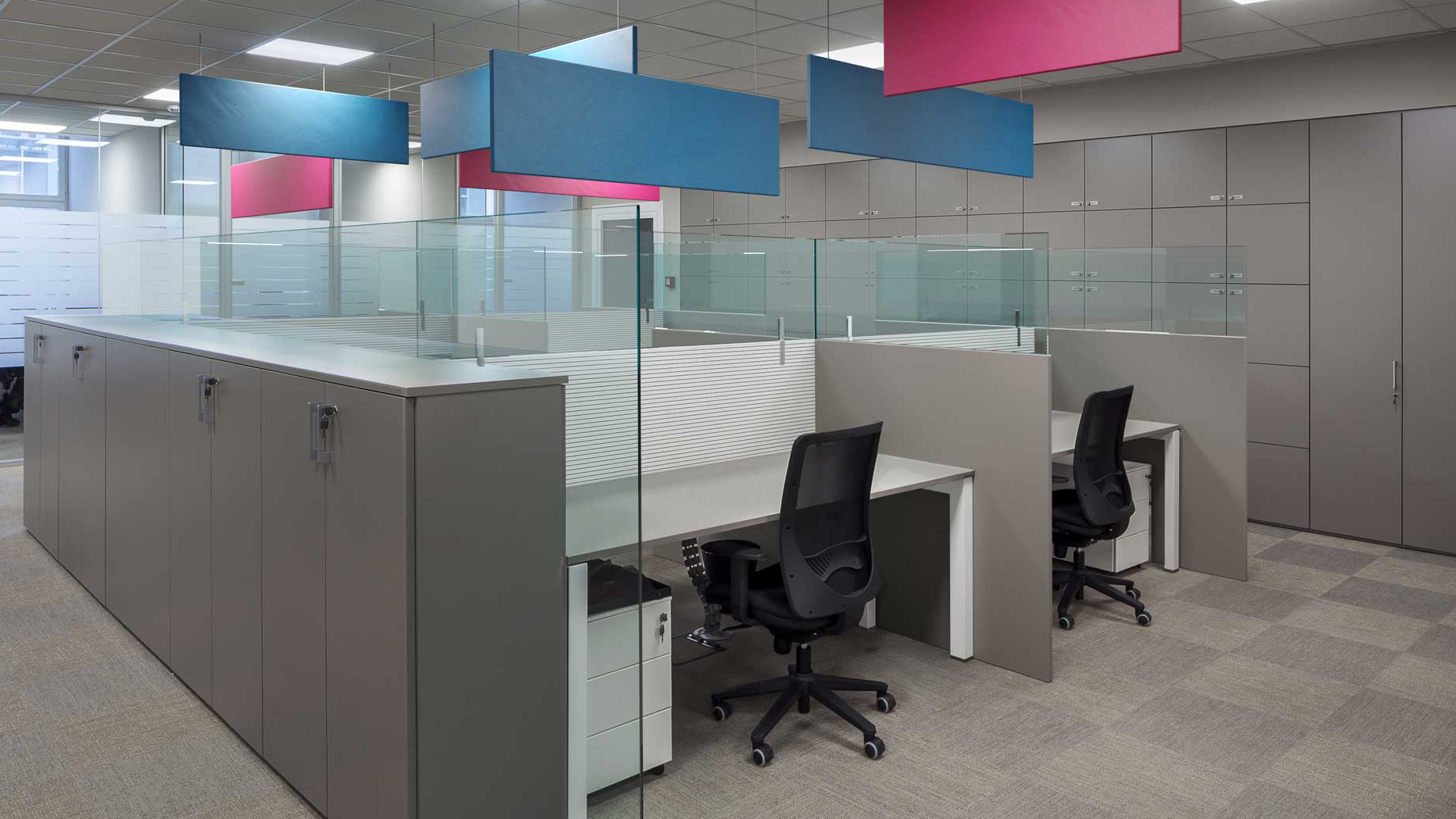 Ufficio più sicuro con gli screen divisori | Level Office Landscape