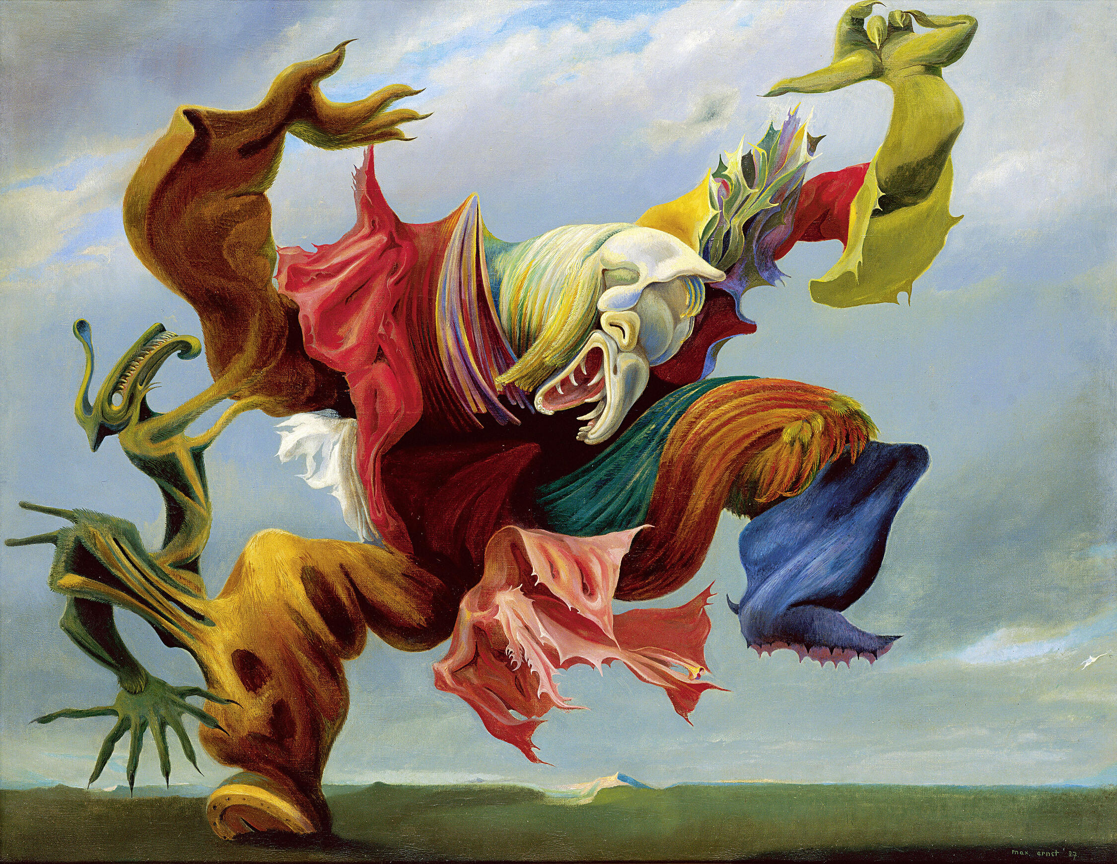 L’angelo-del-focolare-1937-Max-Ernst