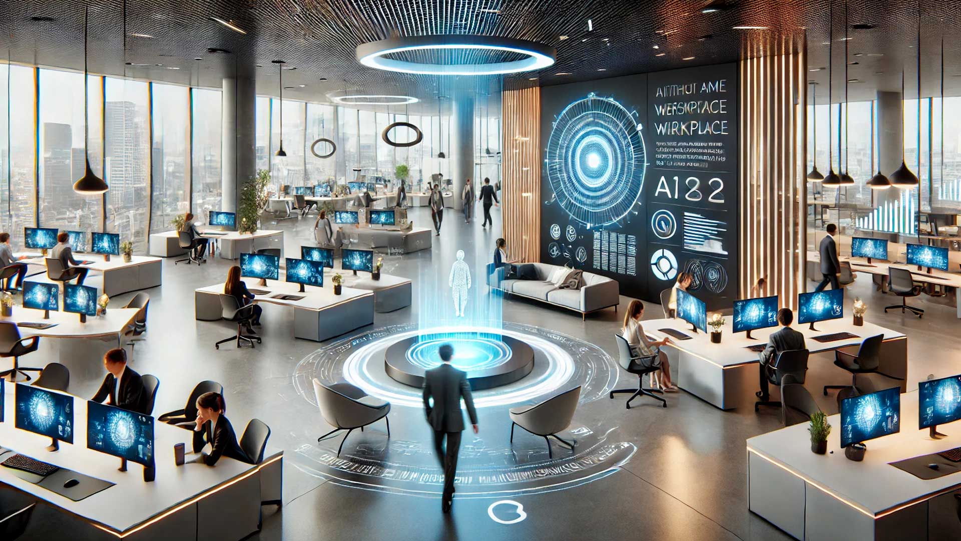 Generative-design-intelligenza-artificiale-in-ufficio--level-office-landscape